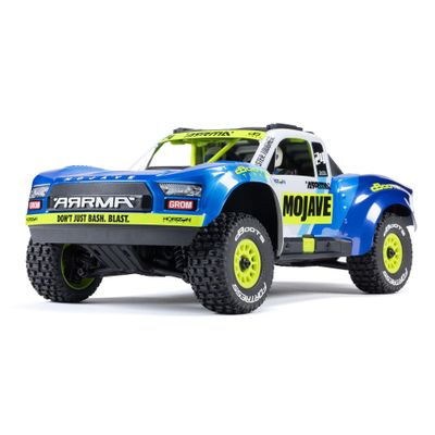 ARRMA Mojave GROM 4x4 RC Desert Truck, RTR, Blue/White