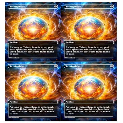 4x | Trinisphere | Anime | Full Art | Foil or Non-Foil (Foil)