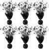 FUBININA 6 Pack Halloween Table Centerpieces Party Table Decoration Metallic Foil Spray Centerpiece Star Black Decor Indoor for Birthday Wedding Anniversary Graduation Holiday Party Supplies view 1