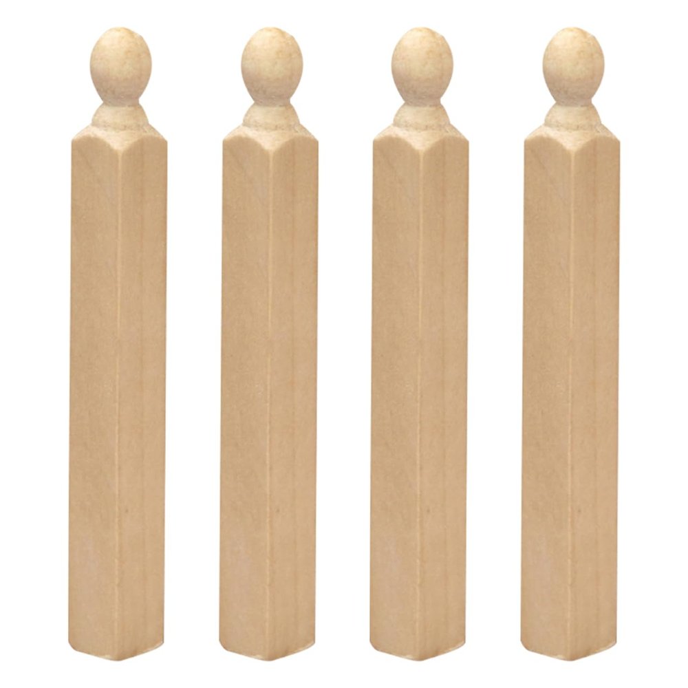 12pcs Miniature Posts Dollhouse Pillars for Crafting Projects and Miniature Gardens Sturdy Decoration for Scale Dollhouses