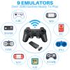 2026 Newest Retro Game Console, 20000+Games Wireless Home Video Game Console with 2 Wireless Handles, 64G HDMI TV Plug and Play PSP Arcade Stick, Support Dual TV Output, Gift for Kids & Adults view 3