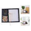 Muzrunq Zen Sand Table Mini Desktop Zen Resin Decoration Zen Sand Table Crafts Ornaments Garden Accessories Living Room Desktop Micro Landscape Decorations. view 2