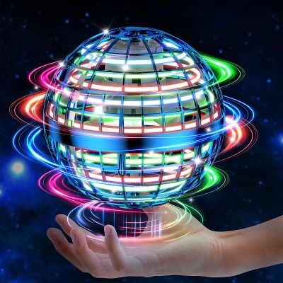 2025 AI Flying Orb Ball Toy, Cosmic Globe Boomerang Hover Ball Galactic Fidget Spinner, Cool Stuff Toys for 6 7 8 9 10 11 12+ Year Old Boys Girls Teens Indoor Outdoor Toys(Blue)