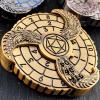 7-in-1 Spinner DND Dice Set, Rotate Metal Rotate Dungeons and Dragons DND Compass Dice, Cool RPG Role Playing Table Game Dice(Gold) view 4