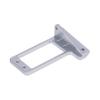 Capra Servo Mount 1/10, Aluminum Front Axle BAT F9 Servo Mount, Low Center of Gravity Capra Servo Mount for 1/10 RC Crawler Car VP Capra F9 DIY LCG Capra Upgrades (Silver) view 3