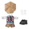 niannyyhouse School Uniform Outfit for Ob11 1/12 BJD Doll 4.3 inches (11 cm) Body (A-4) view 1