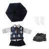 niannyyhouse School Uniform Outfit for Ob11 1/12 BJD Doll 4.3 inches (11 cm) Body (B-6) view 1