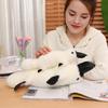 12 Inch Long Fluffy Realistic Look Stuffed Platypus Animal Soft Plush Platypus Figure Toys Kawaii Platypus Plushies Duckbill Gift for Kids and Lovers (White) view 4