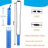 GNAWRISHING Sensory Chew Necklace 1-Pieces-Brick Chew Necklaces for Kids with Autism, ADHD, SPD, Chewing, Oral Motor (Blue) view 4