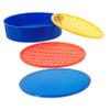 CAXUSD 1set Garden Soil Sifter Plastic Sifting Tool Interchangeable Mesh for Efficient Debris and Rock Removal Gardening and Composting Lightweight Handheld Design view 1