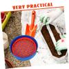 CAXUSD 1set Garden Soil Sifter Plastic Sifting Tool Interchangeable Mesh for Efficient Debris and Rock Removal Gardening and Composting Lightweight Handheld Design view 3