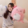 16 Inch Plush Axolotl Stuffed Animal - Pink Axolotl Plushies Hugging Pillow - Anime Gift for Kids and Lovers view 4