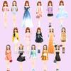 Magnetic Dress Up Dolls,Magnetic Doll Dress Up Kits Magnetic Paper Dolls Pretend Play Set for Girls Ages 4 Years Up Kids Travel Activities Road Trip Car Ride Interactive Learning Image (I Set) view 4