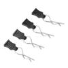 RC Body Clips, RC Car Shell Clips, R Pin Clips with Pull Tabs, Upgrade Parts for WLtoys 124008/124010 RC Cars, Model Assembly, Car Maintenance view 1