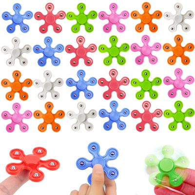 24 Pack Fidget Spinner Toys for KidsStress Relief Sensory Toys,Birthday Party Favors Gifts,Goodie Bag Stuffers, Classroom Prizes Fidget Toy