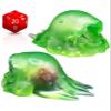Slime Monster Gelatinous Cube Dice Jail | Squishy & See-Through | + Free Die | Prison Cage for Dungeon Parties | Miniature Accessories Dnd Gifts | Dungeon Masters, DMs & TTRPG Players Gaming view 1