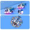 Helicopter Toy for Toddlers With Lights And Sounds, 360Freedom And Operated Automatic Bump Autism Sensory Light Up Toys Airplane for Toddler Boy Toys 3 4 5 Year Old Up Boy Girl Birthday (Blue) view 4