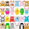 24 Pack Mini Stuffed Animals Bulk Party Favors For Kids Treasure Box Toys Classroom Plush Toys Claw Machine Key Chains Carnival Prizes Small Valentine Halloween Christmas Gifts Stocking Stuffers view 1