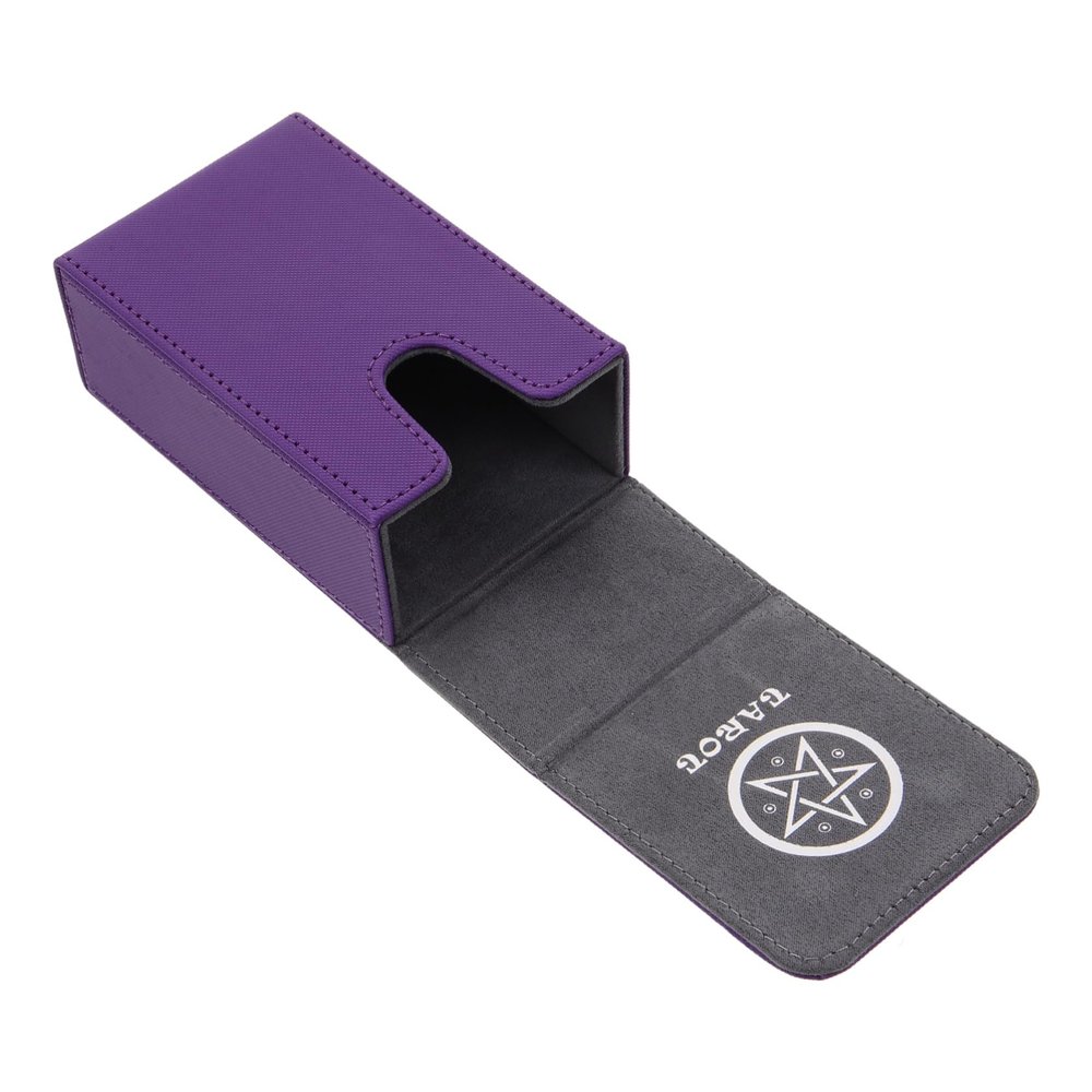 BCOATH Tarot Card Case Capacity Compact Pu Leather Tarot Cards Container for Games