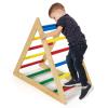 GLACER Triangle Climber, Kids Wooden Climbing Triangle Ladder, 3 Levels Climbing Difficulty, Indoor Climbing Toys for Playground, Kids Climber Ladder Equipment, Play Gym Set Boys Girls Gift view 1