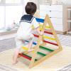 GLACER Triangle Climber, Kids Wooden Climbing Triangle Ladder, 3 Levels Climbing Difficulty, Indoor Climbing Toys for Playground, Kids Climber Ladder Equipment, Play Gym Set Boys Girls Gift view 2