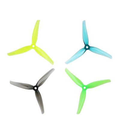 ABZEKH Drone Accessories 4pairs for IFlight Nazgul F5/5140 5 Inch 3 Blade for Tri-Blade Propeller Compatible for XING-E 2207 Motor for RC FPV Racing Drone Part(4pairs F5 Gray)