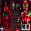 [AC] Soosootoys SST-071 1/6 Red Shadow Warrior Action Figure, Body Head, Costume, Accessories, Full Set view 2
