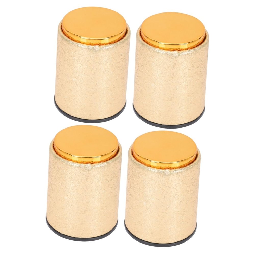 FAVOMOTO 4pcs Pu Dice Cups for Game Night Entertainment Stylish Shaker for Bars and Ktv and Easy to Clean Dice Rolling Holders Modern Design