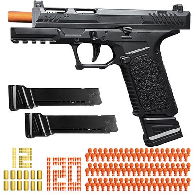 Toy Gun, Semi-Automatic Shell Ejecting Toy Gun Pistol Automatic Reloading for Kid, Shooting Games Educational Model Toy Pistol to Cool Toys Gifts for Boys & Girls Ages 6+