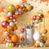 Fall Thanksgiving Balloons Garland Arch Kit 84 pcs Rose Red Glod Orange white Balloons for Birthday Baby Shower Friendsgiving Party Decorations view 1