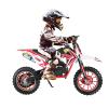 49cc 2 Stroke Pocket Motorcycle,Mini Gas Powered Bike for Kids with Strong Dual Brake,Pocket Motorcycle Max Speed 20 Mph,Mini Motorcycle Max Weight 170 lB (Black & Red) view 1