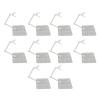 Action Figure Stand, Flexible Acrylic Doll Model Support Holder for 6in Figures, Pack of 10, Adjustable Display Base, Clear, for HG RG SD view 2