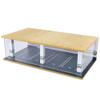 1/24 Scale Die-cast Car Garage Display Case, mini Garage Display W/Clear Acrylic Cover & LED for 4 Parking Space view 1