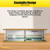 1/24 Scale Die-cast Car Garage Display Case, mini Garage Display W/Clear Acrylic Cover & LED for 4 Parking Space view 3