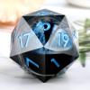 33mm D20 Dice,DNDND 33mm Liquid Dragon Eye 20 Sided Dice with Gorgeous Gift Box for Dungeons and Dragons (Blue) view 1