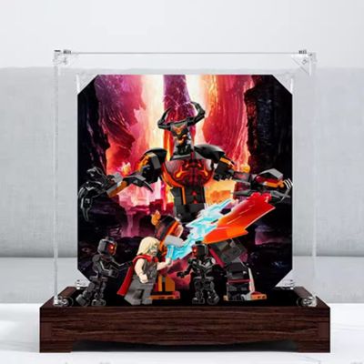 Acrylic Transparent Collectible Display Case for Lego76289 Mecha building block model. Display Case Showcase Dust Collection (Display Case Only) (2)