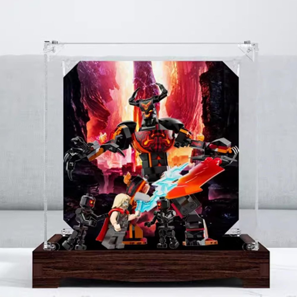 Acrylic Transparent Collectible Display Case for Lego76289 Mecha building block model. Display Case Showcase Dust Collection (Display Case Only) (2)
