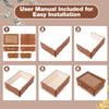 2025 New Cash Vault Wooden Savings Box, Savings Box with Money Target & Numbers, Wooden Money Saving Box, 10000 Dollar Cash Saver Box, Counter Piggy Bank, Savings Challenge Box (5000) view 3