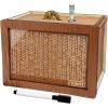 2025 New Cash Vault Wooden Savings Box, Savings Box with Money Target & Numbers, Wooden Money Saving Box, 10000 Dollar Cash Saver Box, Counter Piggy Bank, Savings Challenge Box (10000) view 1