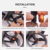 Avata 2 Aluminum Alloy Motor Covers,4pcs Motor Cover Caps Compatible for DJI Avata 2 Drone Accessories, Waterproof Dust-Proof Motor Cover Protector (Black) view 4