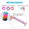 100 PCS Baby Hair Ties, Elastic Hair Bands Small Hair Ties for Girls Rubber Bands Elastic Ponytail Holders (Dark 10 Colors) view 4