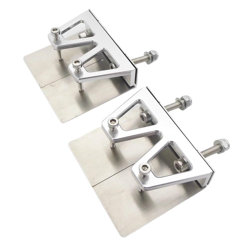 1Pair RC Boat Trim Tabs Balance Plate 57mm*48mm Trim Flaps for 80-120cm RC Electric Gas Nitro Boat Speed