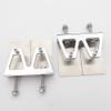 1Pair RC Boat Trim Tabs Balance Plate 57mm*48mm Trim Flaps for 80-120cm RC Electric Gas Nitro Boat Speed view 3