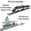 Block Builder High Speed Train Remote Control Building Block Set with Full Train Station (1532 Pieces). Railroad Series Building Blocks for Kids and Adults. Alternative Product to The Main Brand view 2