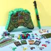 Spakon 113 Pcs Video Game Piata Video Game Birthday Party Supplies Piata Set 16 Mini Notebook 16 Pencil 16 Keychain 16 Silicone Bracelet 16 Mini Rings 16 Sticker 16 Stamp Party Supplies Gifts view 4
