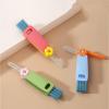 2024 New 3 in 1 Cup Lid Cleaning Brush,Crevice Cleaning Brush Set for Baby Bottle Gap Tight Spaces Cup,3 in 1 Multifunctional Cleaning Brush Portable Cup Lid Cleaner with Brush(3PCS B) view 2