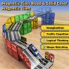 Magnetic Tiles - Road Set, Magnetic Building Blocks, Preschool Montessori Toys Gift for 3+ Year Old Boys and Girls, Sensory Christmas Toys for Kids Aged 3-5 and 4-8, Ideas for Toddler with Autism view 2