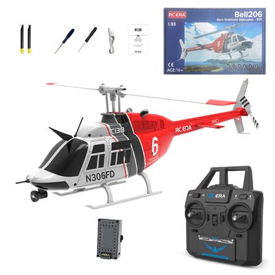 OYDL RC ERA C138 RC Helicopter with 6-axis Gyro, 2.4G 1/30 6CH RC Military Helicopter & 6G/3D Flips & One Key Take Off/Landing, Remote Control Airplane Toys for Adults Beginners - RTF