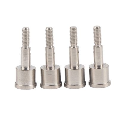 4pcs RC Axle Cup Wheel Axle Drive Shaft Cup Accessory Parts Lightweight Fit Steel Wheel Axle Drive Shaft Cup Accessory Parts Fit for HSP 1/10 RC Car Silver