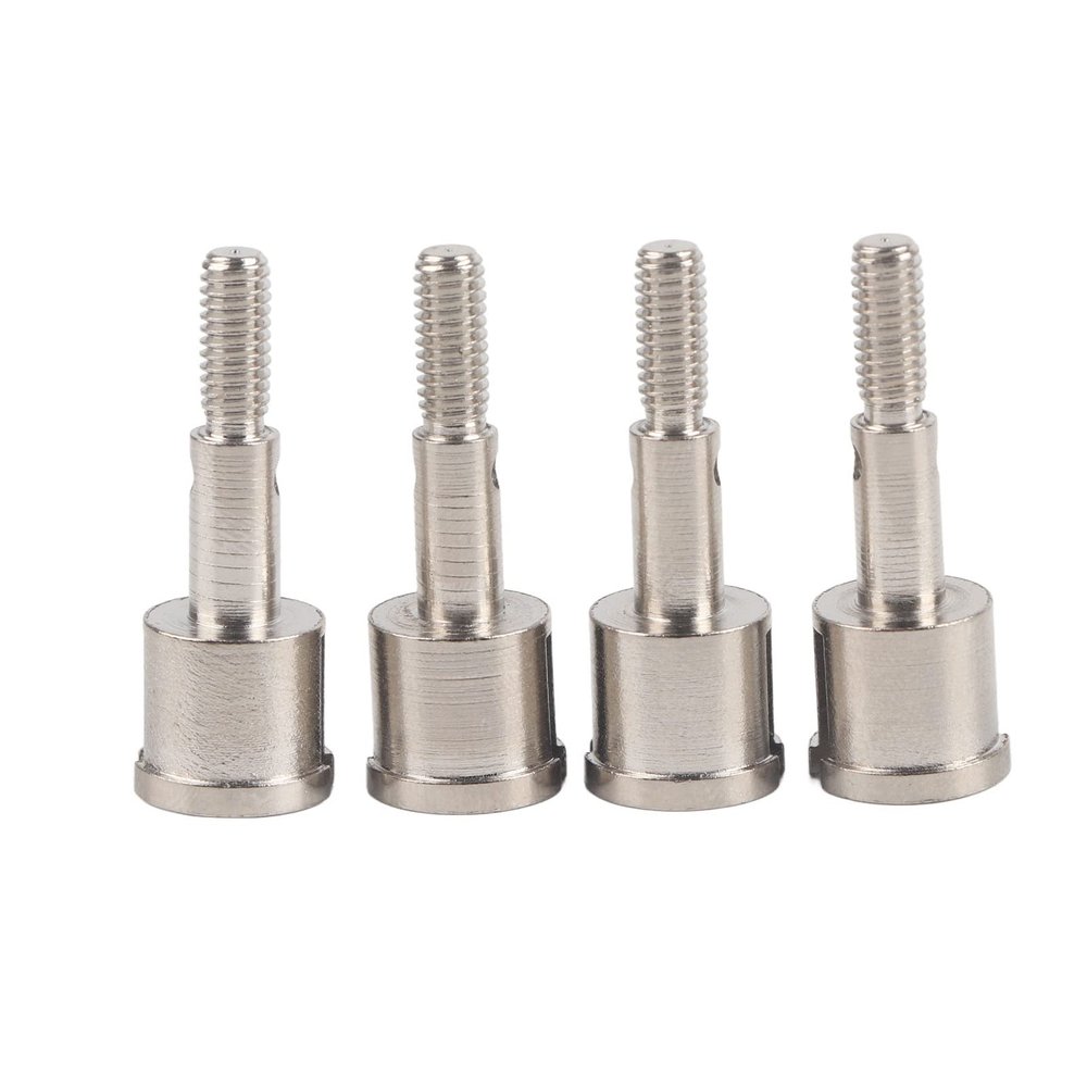 4pcs RC Axle Cup Wheel Axle Drive Shaft Cup Accessory Parts Lightweight Fit Steel Wheel Axle Drive Shaft Cup Accessory Parts Fit for HSP 1/10 RC Car Silver